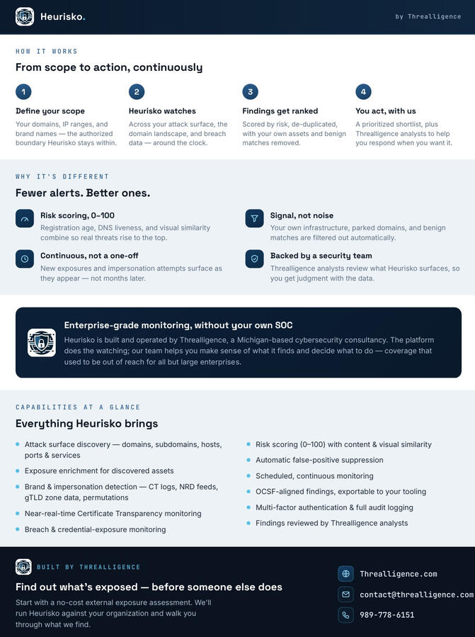 Heurisko Datasheet 2
